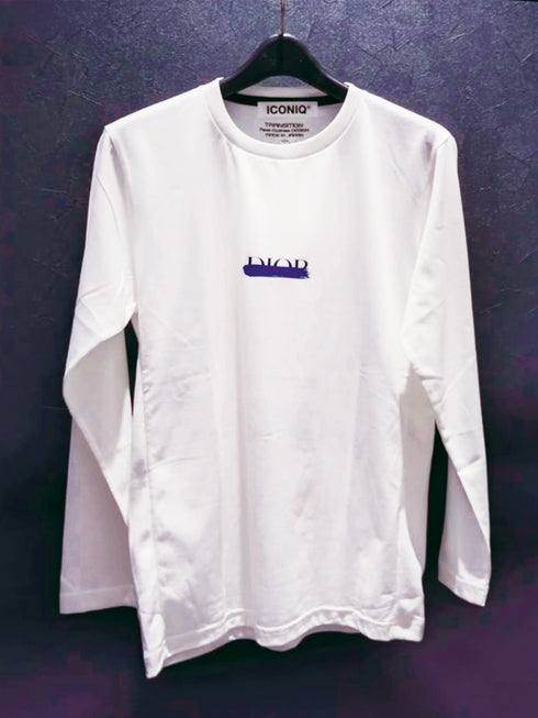 【TRANSITION×ICONIQ】シルケット加工天竺 別注プリントTシャツ