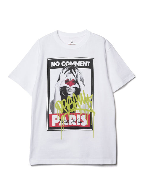 【NO COMMENT PARIS】”Those Gurlz”プリント ショートスリーブTEE