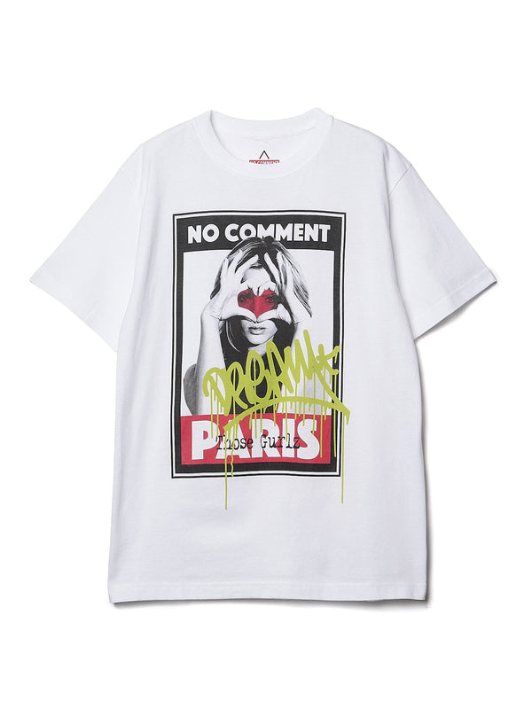 【NO COMMENT PARIS】”Those Gurlz”プリント ショートスリーブTEE