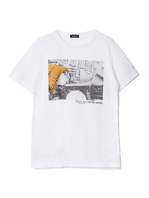 【REPLAY】”CUSTOM GARAGE"プリントTシャツ