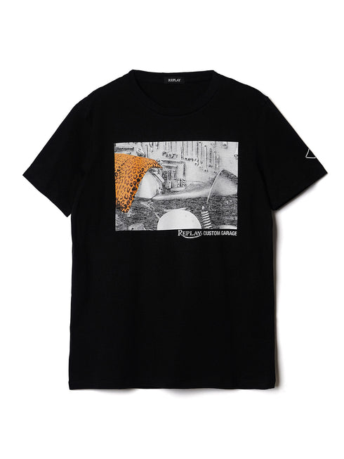 【REPLAY】”CUSTOM GARAGE"プリントTシャツ