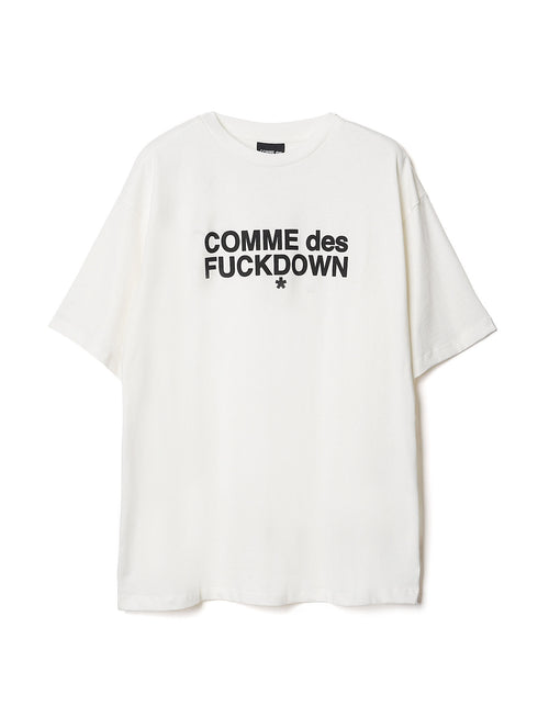 【COMME des FUCKDOWN】シンプルロゴTシャツ