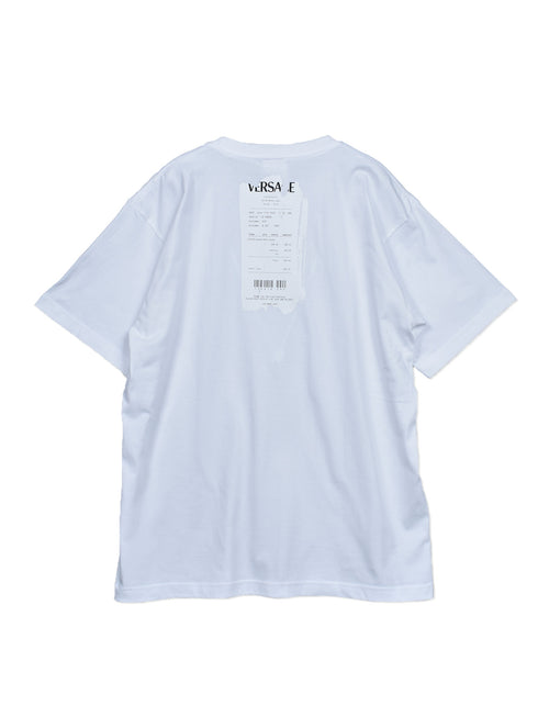 【ICONIQ】 V ゴールド箔プリント ショートスリーブ TEE