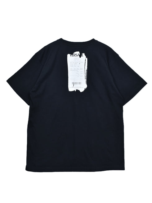 【ICONIQ】 V ゴールド箔プリント ショートスリーブ TEE