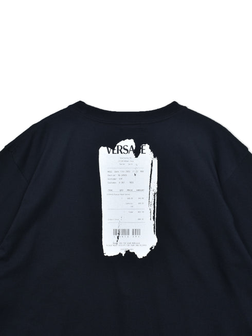 【ICONIQ】 V ゴールド箔プリント ショートスリーブ TEE