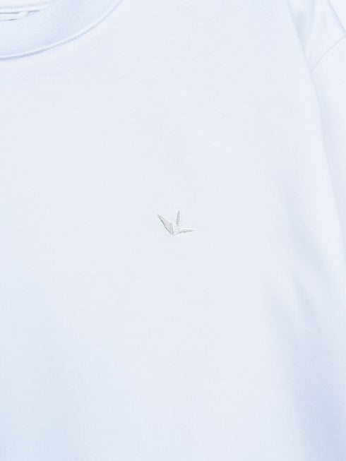 【1PIU1UGUALE3 RELAX】1PIU1UGUALE3 RHINSTONE HEM L/T ラインストーンヘムロングスリーブTシャツ