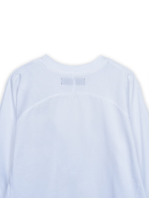 【1PIU1UGUALE3 RELAX】1PIU1UGUALE3 RHINSTONE HEM L/T ラインストーンヘムロングスリーブTシャツ