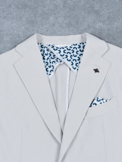 【G-STAGE】 シアサッカー ストライプ ジャケット