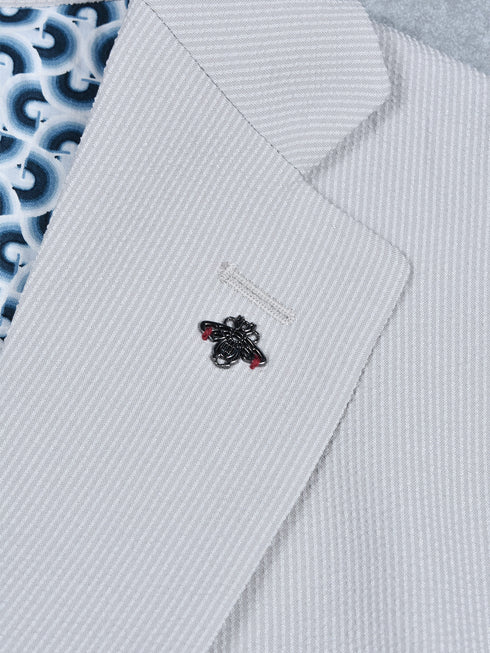 【G-STAGE】 シアサッカー ストライプ ジャケット