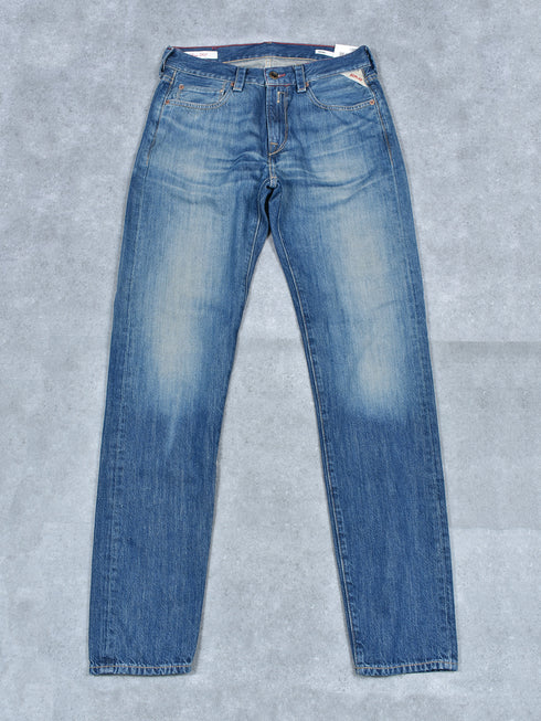 【REPLAY】 スリムフィットNEAAL ユーズド加工デニム