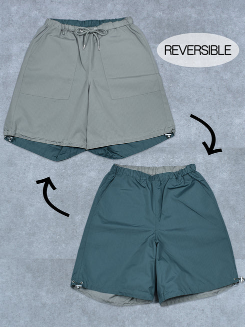 【TAION】 REVERSIBLE WIDE SHORTS