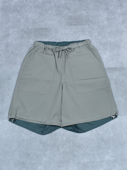 【TAION】 REVERSIBLE WIDE SHORTS