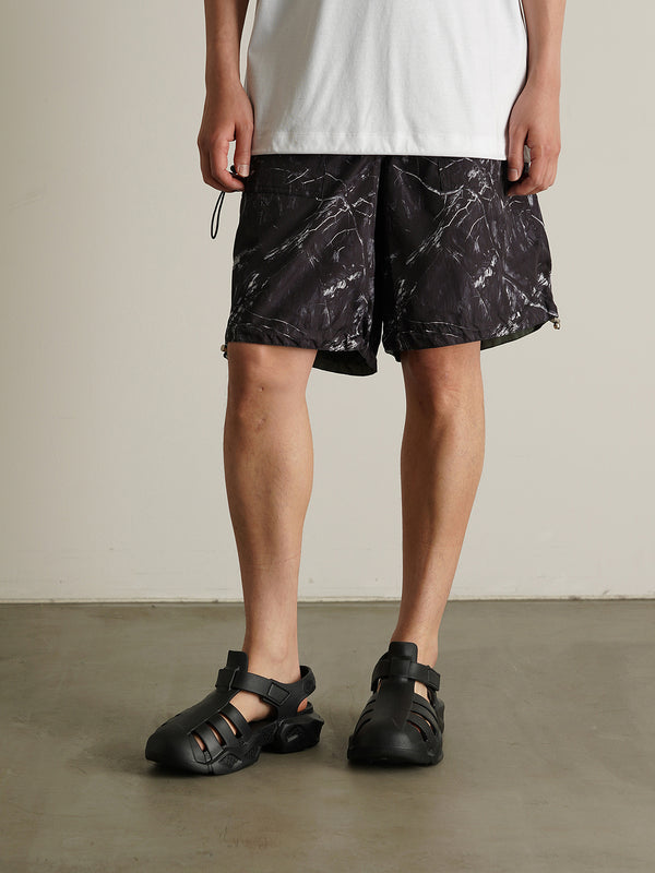 【TAION】 REVERSIBLE WIDE SHORTS