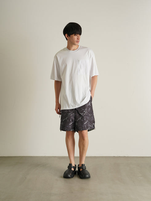 【TAION】 REVERSIBLE WIDE SHORTS