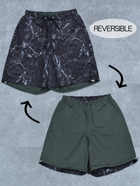 【TAION】 REVERSIBLE WIDE SHORTS
