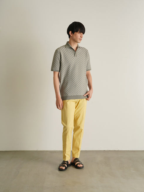 【G-STAGE】 ケーブル柄ニットポロ