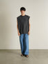 【JEMORGAN LONG JOHNS】 カットオフリブノースリーブ
