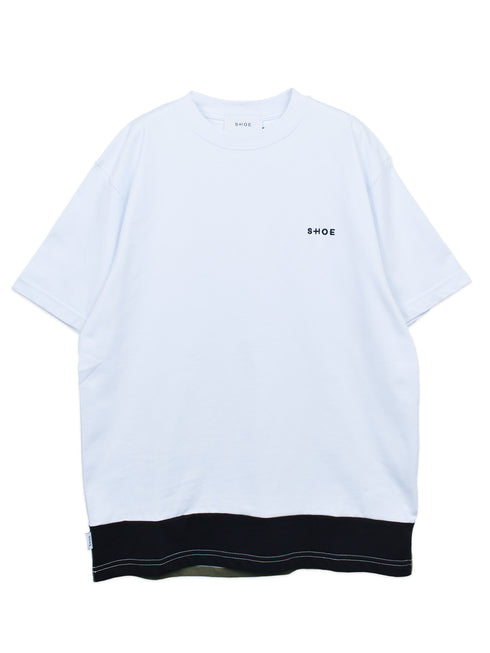 【SHOE】SHOE 裾配色切り替え TEE