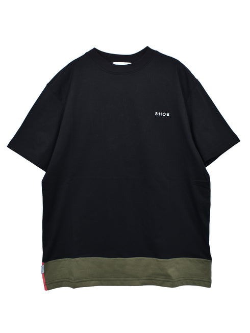 【SHOE】SHOE 裾配色切り替え TEE