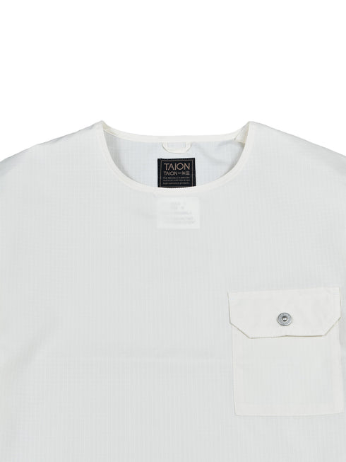 【TAION】 MILITARY CUTSEW HALF SLEEVE ノンダウン ミリタリー ハーフスリーブカットソー