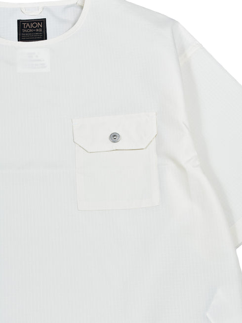 【TAION】 MILITARY CUTSEW HALF SLEEVE ノンダウン ミリタリー ハーフスリーブカットソー