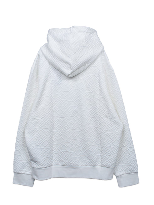 【ARMANI EXCHANGE】AX オールオーバージャカードロゴ プルパーカー