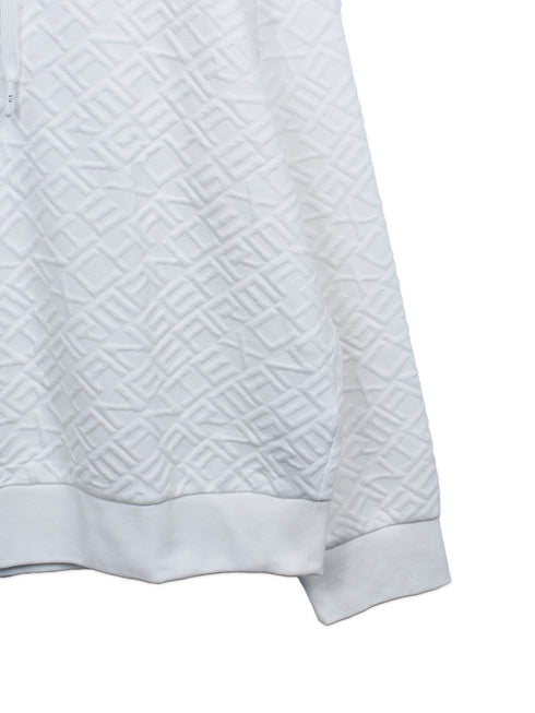 【ARMANI EXCHANGE】AX オールオーバージャカードロゴ プルパーカー