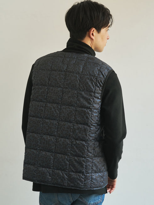 【TAION】 ベーシック Vネックボタン インナーダウンベスト