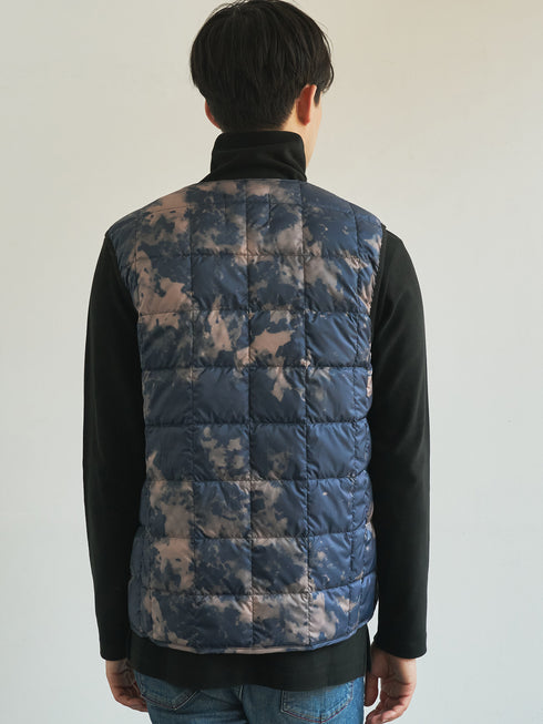 【TAION】 ベーシック Vネックボタン インナーダウンベスト