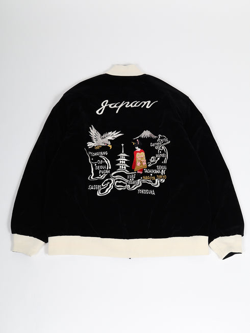 【TAION】TAION-JK04JS ジャパンスペシャル リバーシブル スカジャン ダウンジャケット