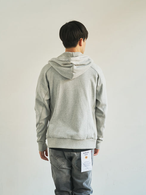 【1PIU1UGUALE3】 HOODED RHINESTONE HOODIE