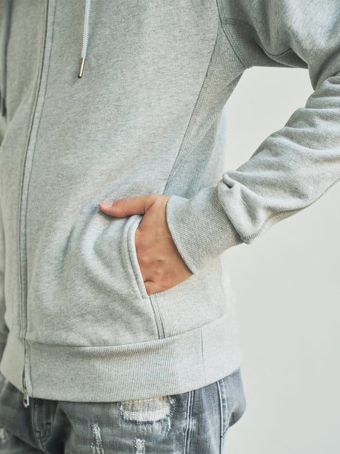 【1PIU1UGUALE3】 HOODED RHINESTONE HOODIE