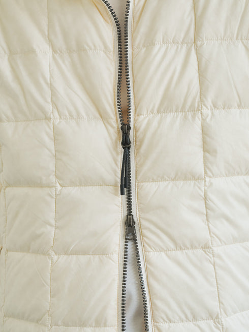 【TAION】ベーシック ハイネックWジップ ニットスリーブダウンジャケット