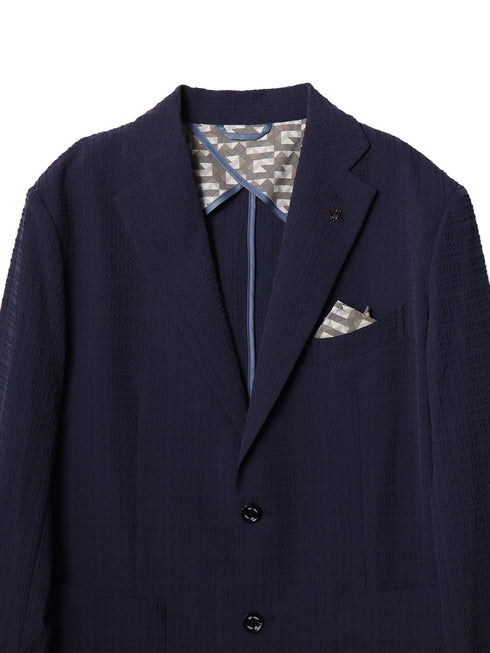 【G-STAGE】 ブロックサッカーストレッチ シングルジャケット