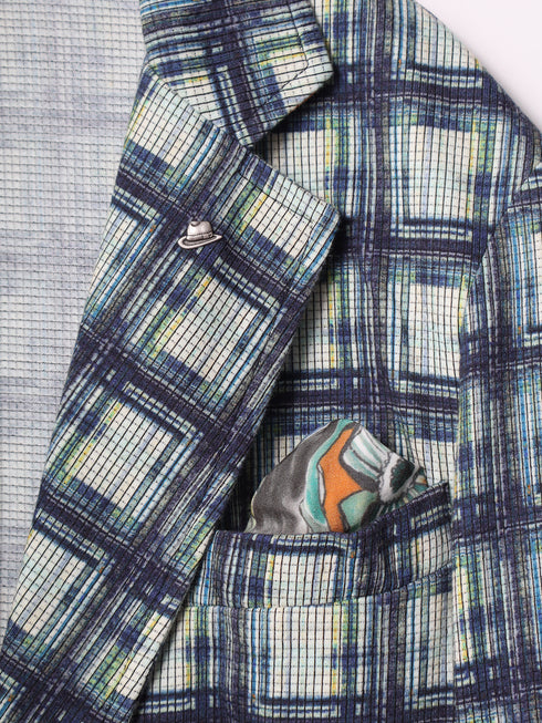 【EN AVANCE】 ニットジャガードジャケット