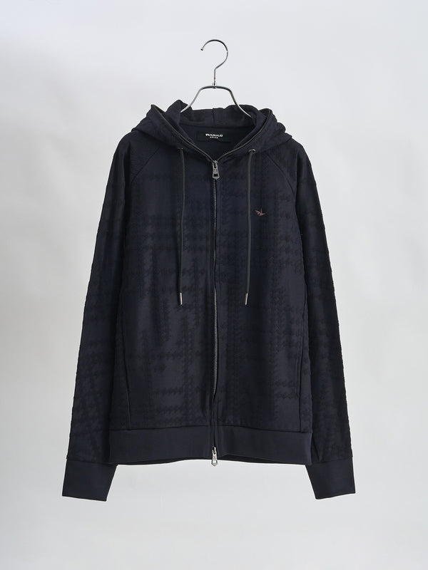 【1PIU1UGUALE3】 RANDOM HOUNDSTOOTH HOODIE