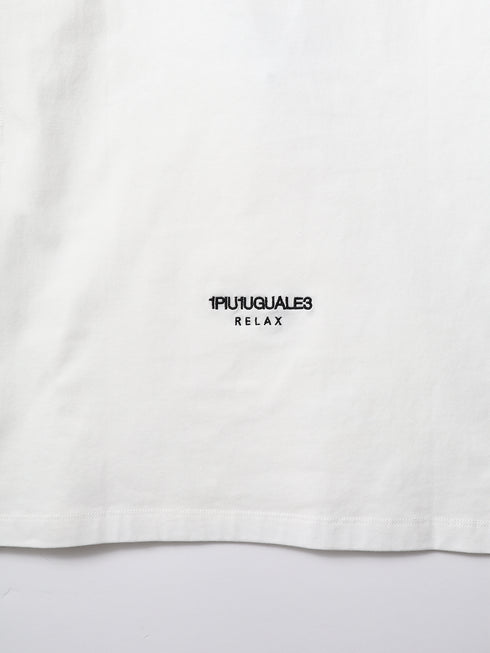 【1PIU1UGUALE3】1PIU1UGUALE3 RELAX × PEANUTS ラインストーンクルーネックTシャツ