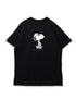 【1PIU1UGUALE3】1PIU1UGUALE3 RELAX × PEANUTS ラインストーンクルーネックTシャツ