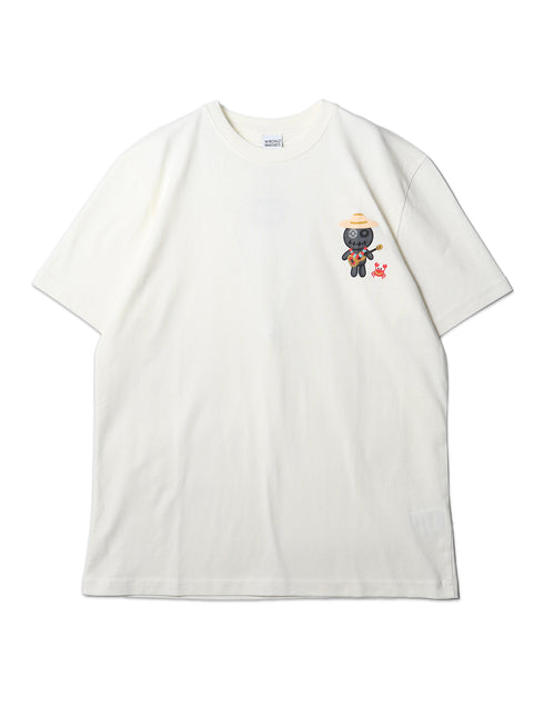 【WRONG FRIENDS】 リゾートグラフィックVooDooキャラ プリント TEE