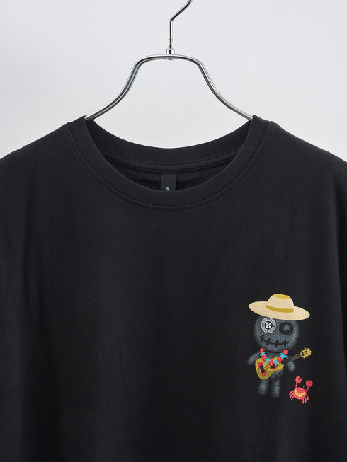 【WRONG FRIENDS】 リゾートグラフィックVooDooキャラ プリント TEE