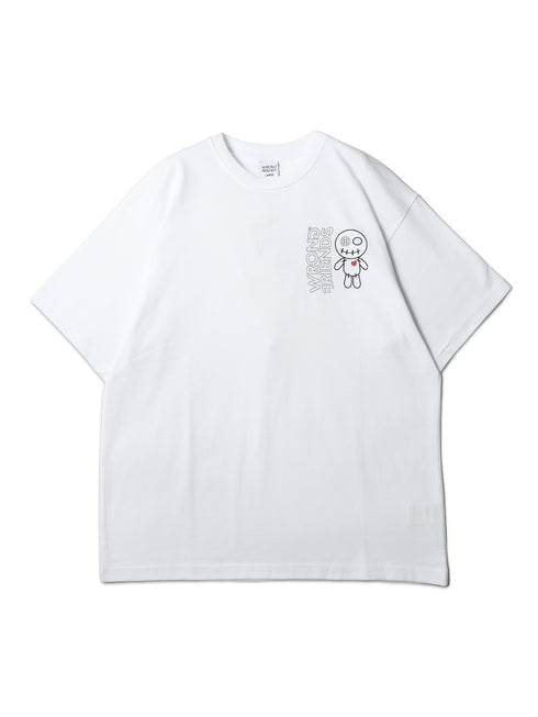 【WRONG FRIENDS】 VooDooキャラ&ロゴ プリント TEE