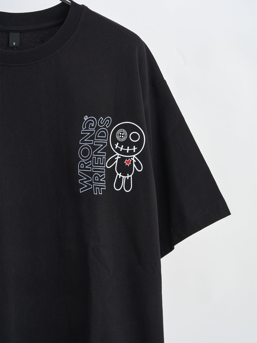 WRONG FRIENDS】 VooDooキャラ＆ロゴ プリント TEE – TRANSITION by PAZZO