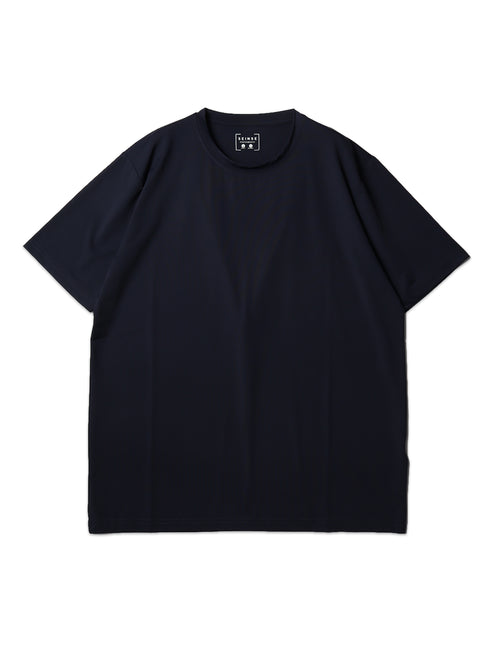 【SSEINSE】 4WAY ストレッチ クルーネックTEE