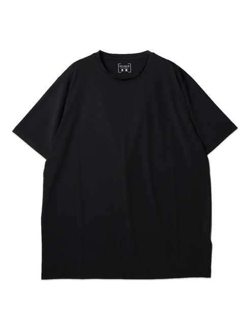【SSEINSE】 4WAY ストレッチ クルーネックTEE