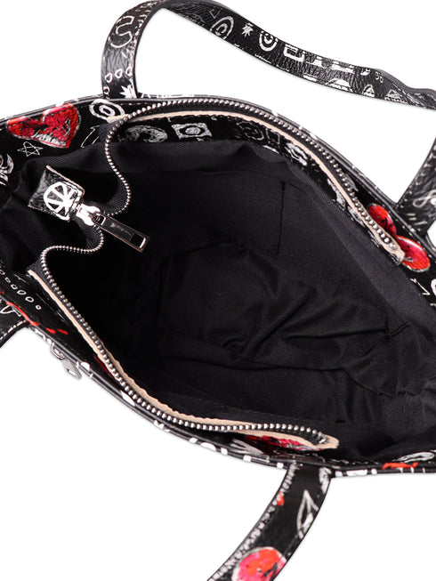 【ALBERTO BONI】 LEATHER PRINT MINI トート