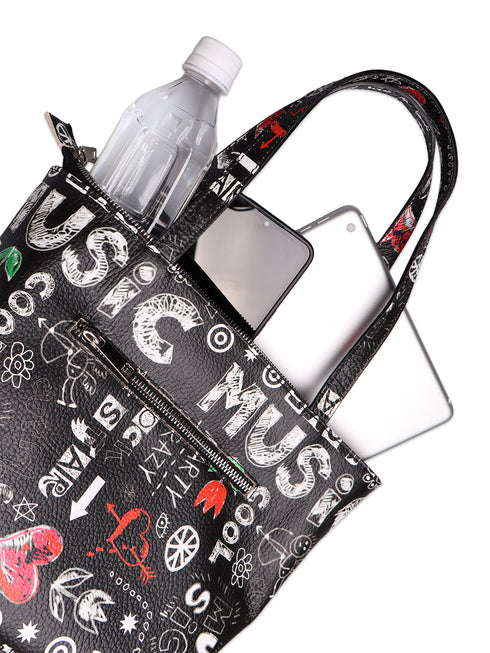 【ALBERTO BONI】 LEATHER PRINT MINI トート