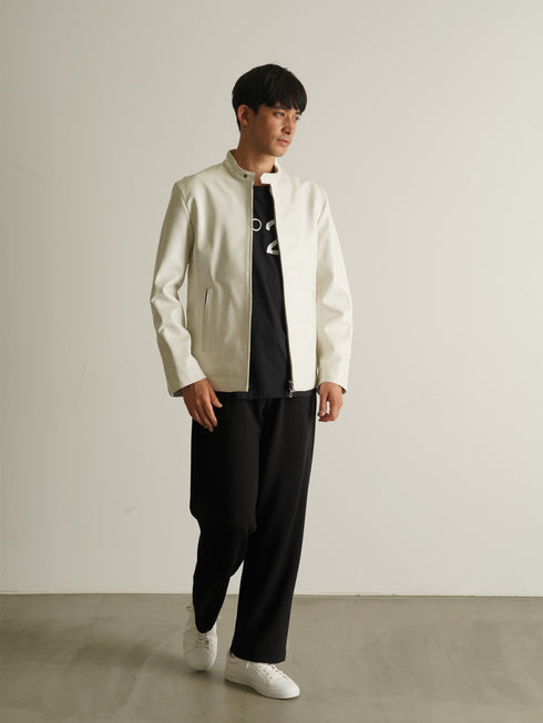 【CUSTOM CULTURE】 ラムレザー シングルライダース