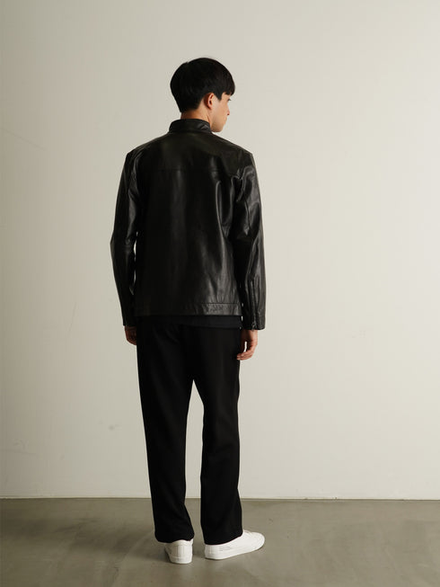 【CUSTOM CULTURE】 ラムレザー シングルライダース