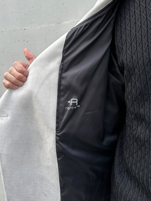 【CUSTOM CULTURE】ポンチスエード マントコート