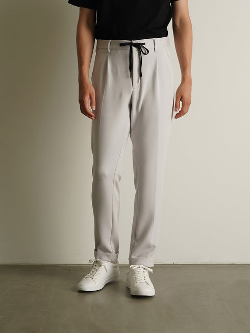 【CUSTOM CULTURE】STRETCH ダンボール ワンタックイージー スラックス